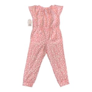 Wonder Nation Girls 5T Pink Romper with pockets